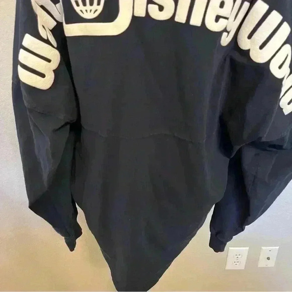 Disney World Spirit Jersey Navy Long Sleeve Crew Neck Size Small - Picture 10 of 11